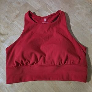Spyder Active women's Moisture Wicking Sports Bra Red Size Small